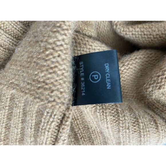 360 Cashmere Runa V Neck Cashmere Sweater Pullover Vicuna Camel Brown Ta… - Picture 12 of 12